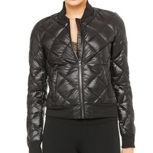 Alo idol quilted bomber jacket